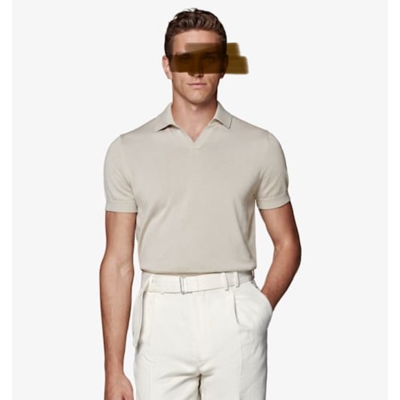 Suitsupply Other - Suitsupply Beige Polo Shirt